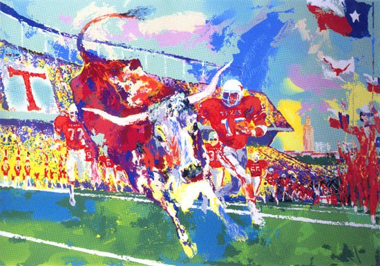 Leroy Neiman Texas Longhorns